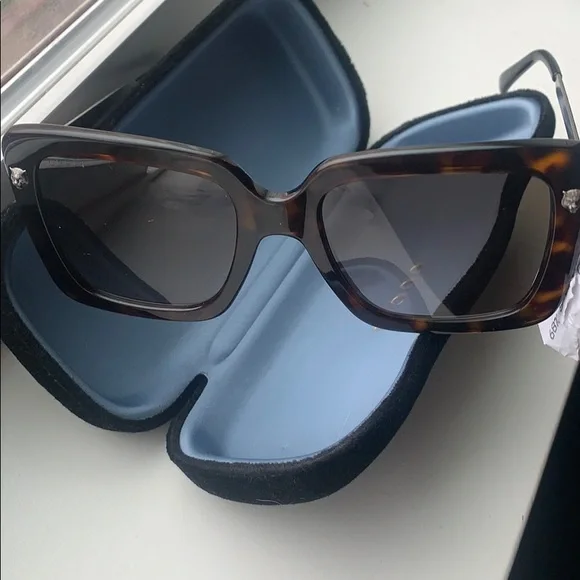Gucci | Accessories | New Gucci Gg26s 002 Havanasilver  display picture 3